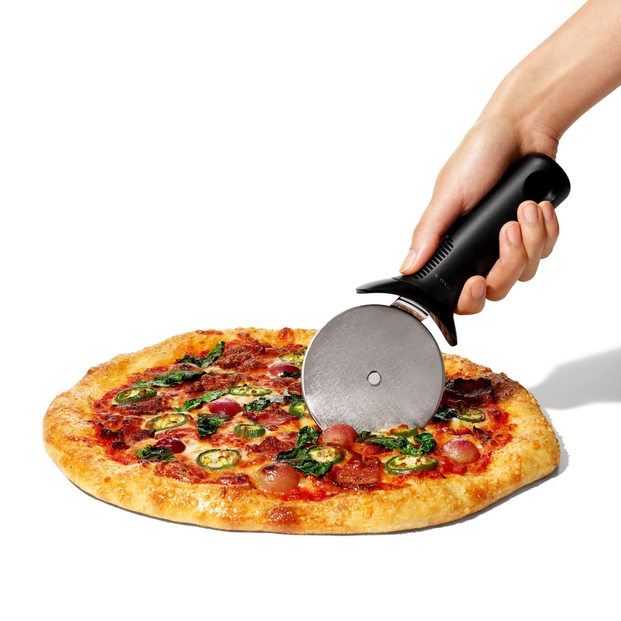 Foto 3 pulgar | Rueda Y Cortador De Pizza Oxo Good Grips De 3.5 Pulgadas - Venta Internacional.