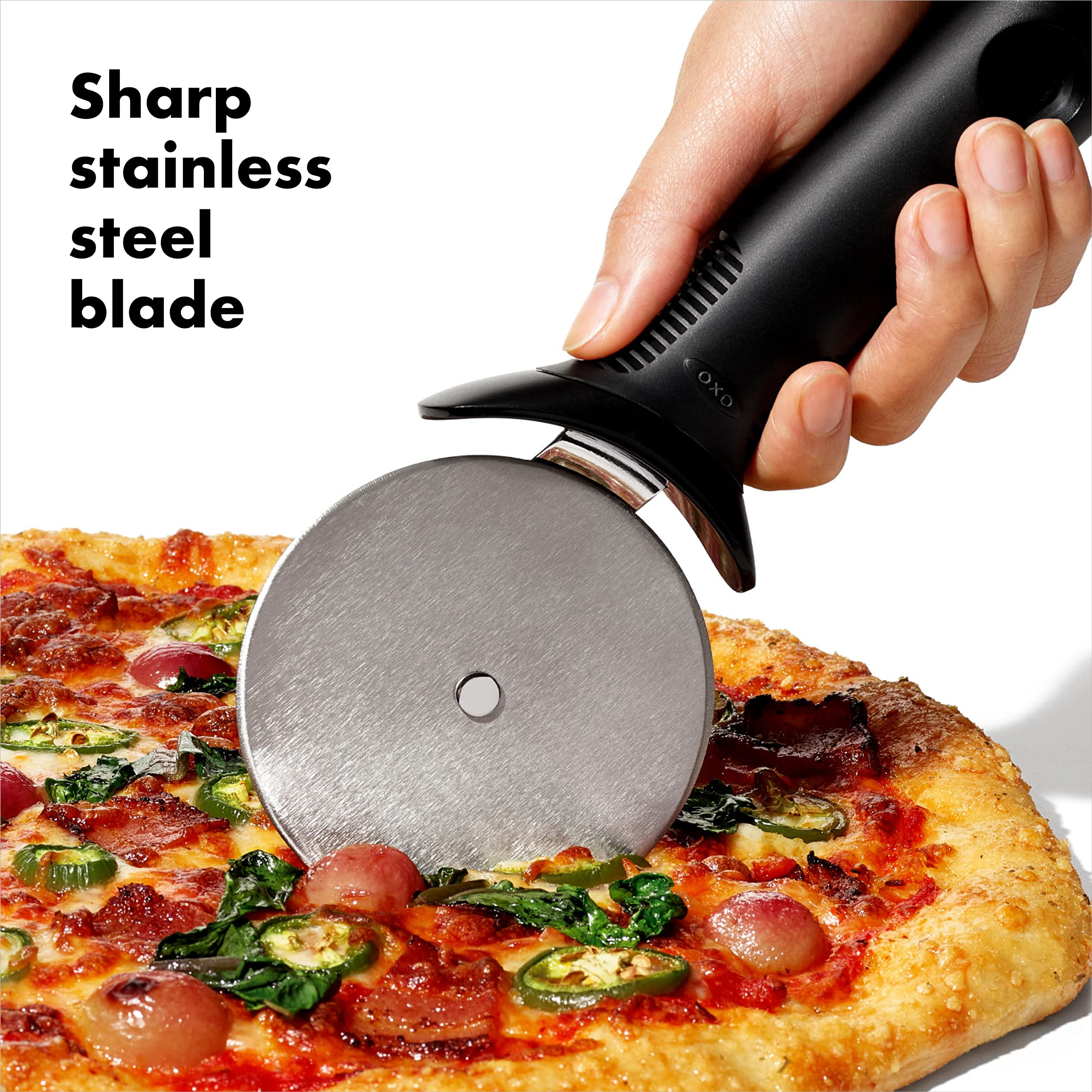 Foto 5 pulgar | Rueda Y Cortador De Pizza Oxo Good Grips De 3.5 Pulgadas - Venta Internacional.