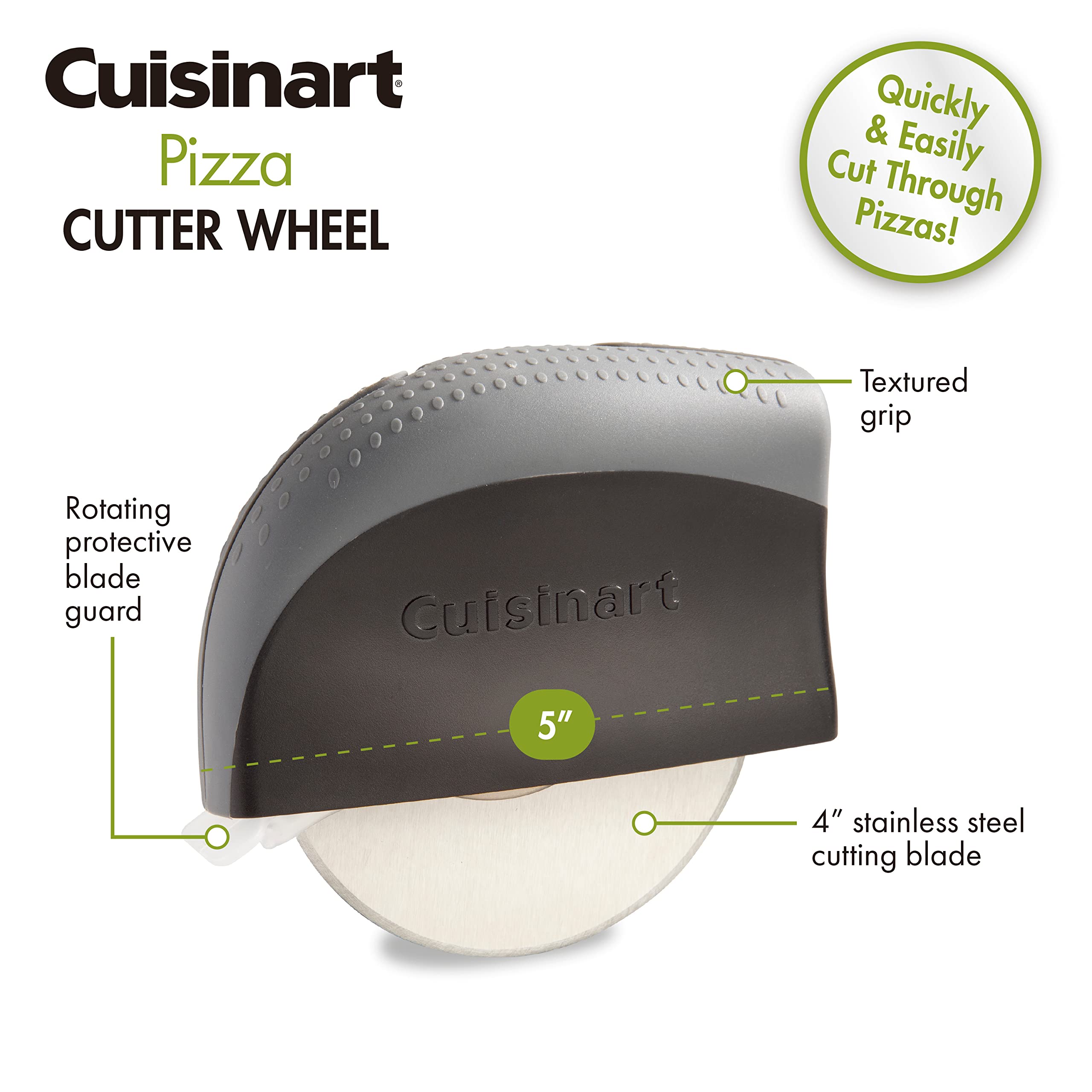 Foto 6 | Cortador De Ruedas Para Pizza Cuisinart Cps-006 Con Hoja De 10 Cm - Venta Internacional.