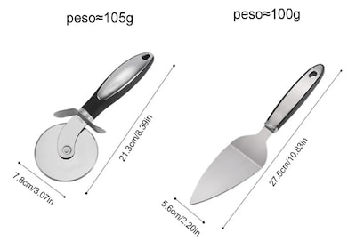 Foto 2 | Set Xtellar De Cocina Premium Para Pizza: Cortador Y Pala Enrollable 2 Piezas