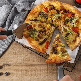 Foto 4 | Set Xtellar De Cocina Premium Para Pizza: Cortador Y Pala Enrollable 2 Piezas