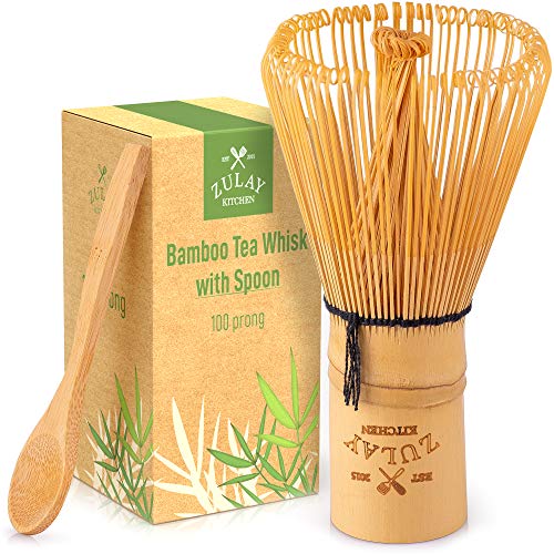 Set de Batidor y Cuchara de Bambú para Matcha - Mejora el Sabor y Aroma de tu Té en Polvo