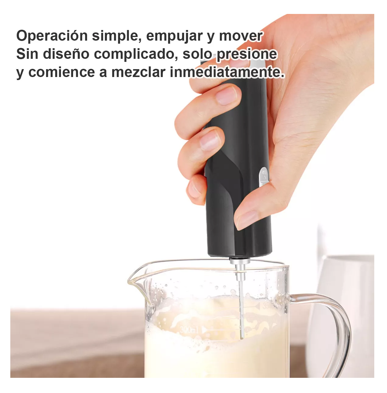 Foto 4 | Mini Batidor De Leche Eléctrico Portátil Para Café Y Huevos