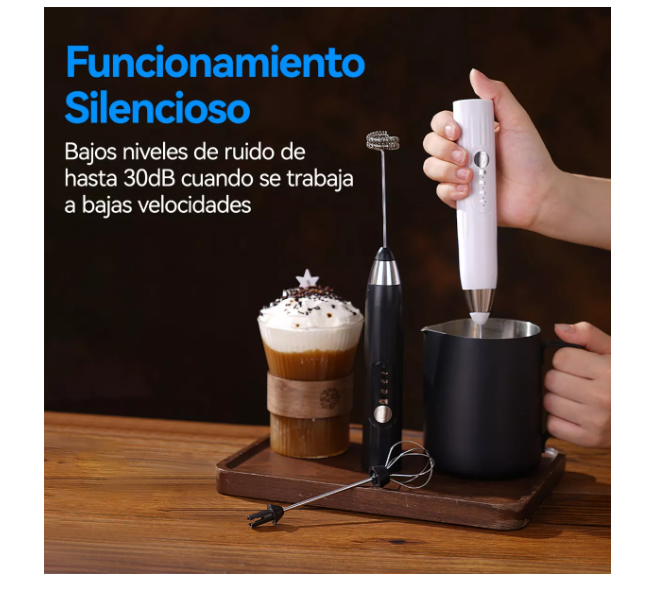 Foto 4 pulgar | Espumador  Wünd De Leche Batidor Eléctrico Y Portátil Para Café