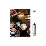 Batidor Eléctrico Portátil De Espuma De Leche Recargable Plateado - Venta Internacional.