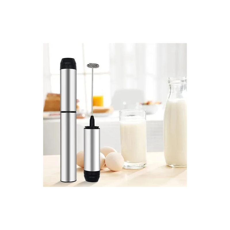Foto 2 | Batidor Eléctrico Portátil De Espuma De Leche Recargable Plateado - Venta Internacional.