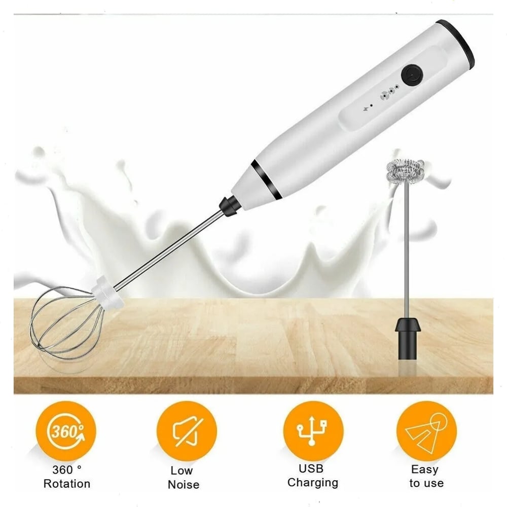 Foto 4 | Batidor Espumador De Café Y Leche, Mini, Recargable - Venta Internacional.