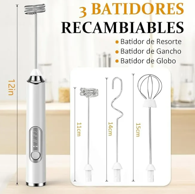 Foto 4 pulgar | Espumador Xtellar De Leche De Mano Batidor Recargable Para Café