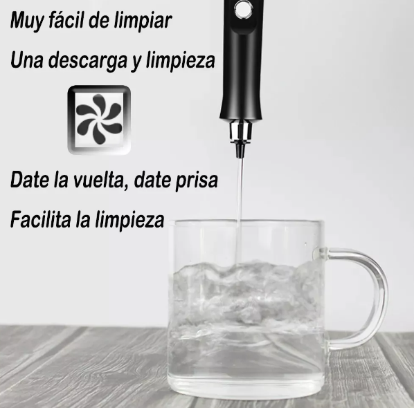 Foto 5 pulgar | Espumador Xtellar De Leche Batidor Eléctrico Portátil Carga Usb