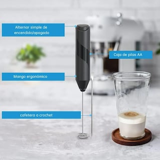 Foto 3 | Batidor Xtellar Eléctrico De Cafe Espumador De Leche Portátil