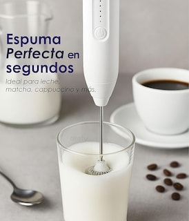 Foto 2 | Espumador De Leche Archy Eléctrico Usb Recargable 3 Velocidades Con 2 Accesorios Agitadores De Bebidas Para Café Huevos