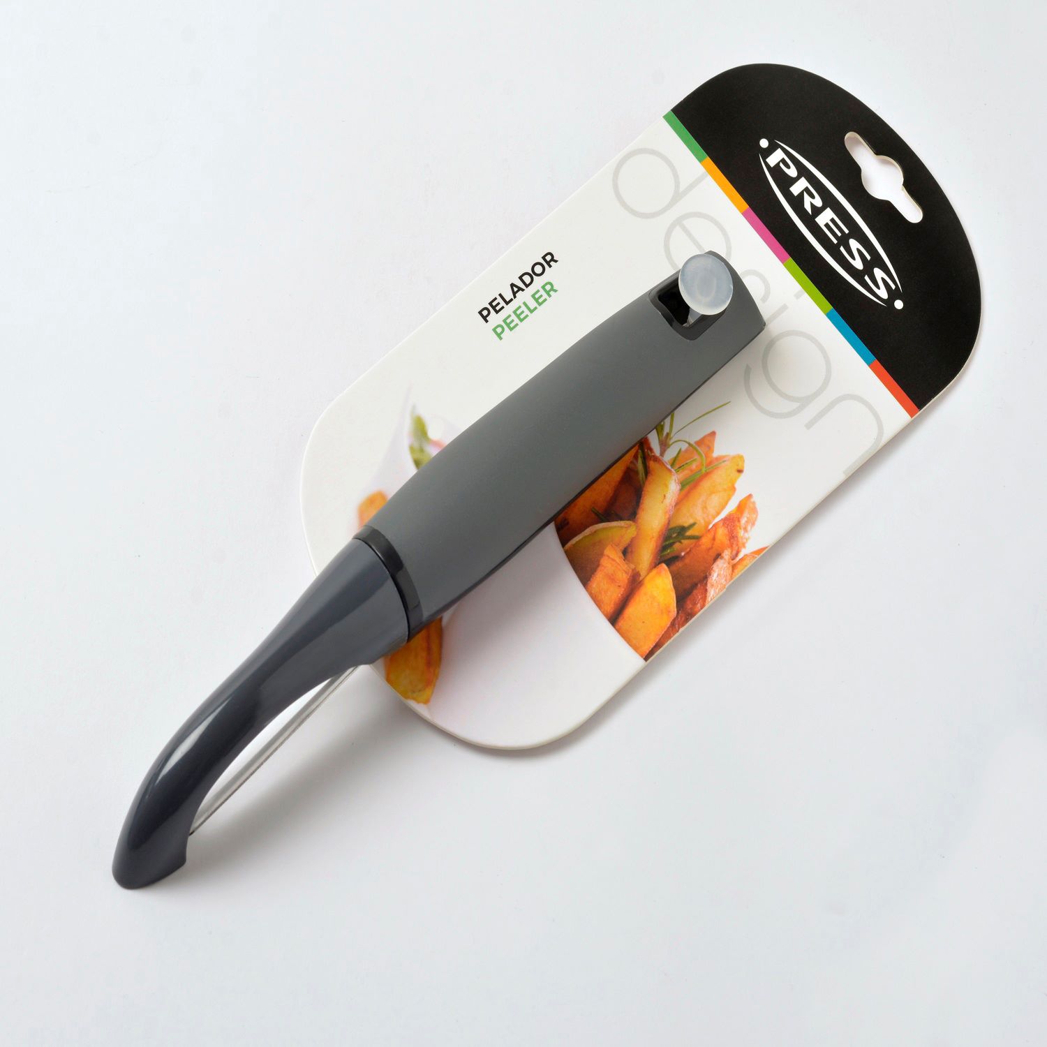 Foto 4 | Pelador Vertical de Frutas y Verdura Press 10201 color Gris
