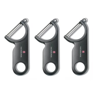Foto 1 | Set De 3 Peladores De Papas Negros Victorinox - Pelapapas