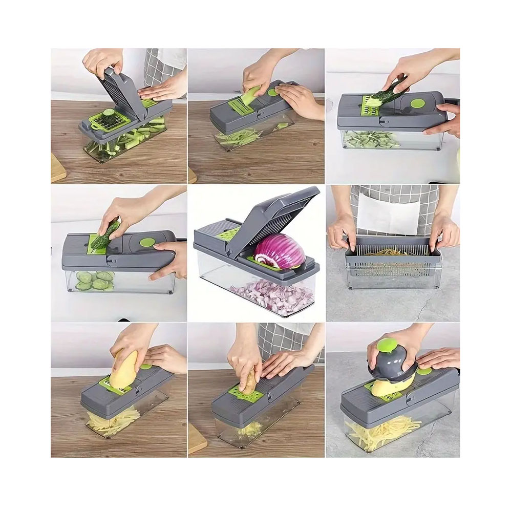 Foto 4 pulgar | Rallador de Verduras Gris