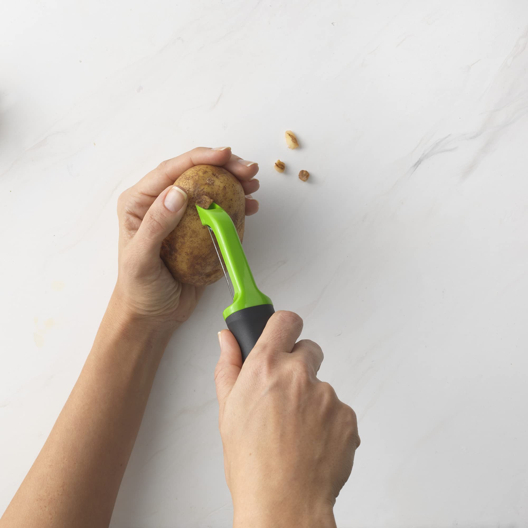 Foto 3 pulgar | Cuchilla Giratoria Peeler Good Cook 20356 De Acero Inoxidable - Venta Internacional.