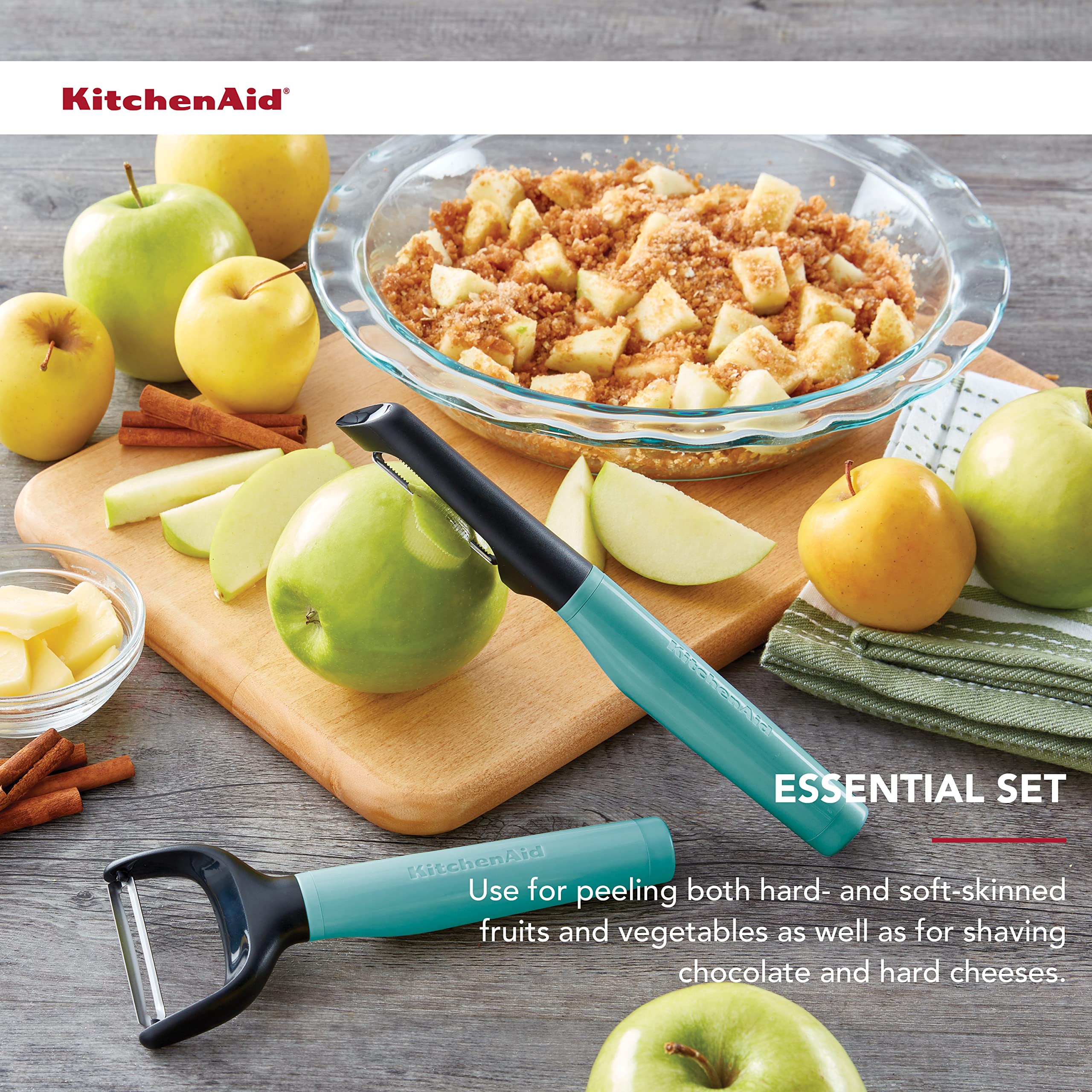 Foto 3 | Juego de Peladores Kitchenaid Universal Aqua Sky - Venta Internacional