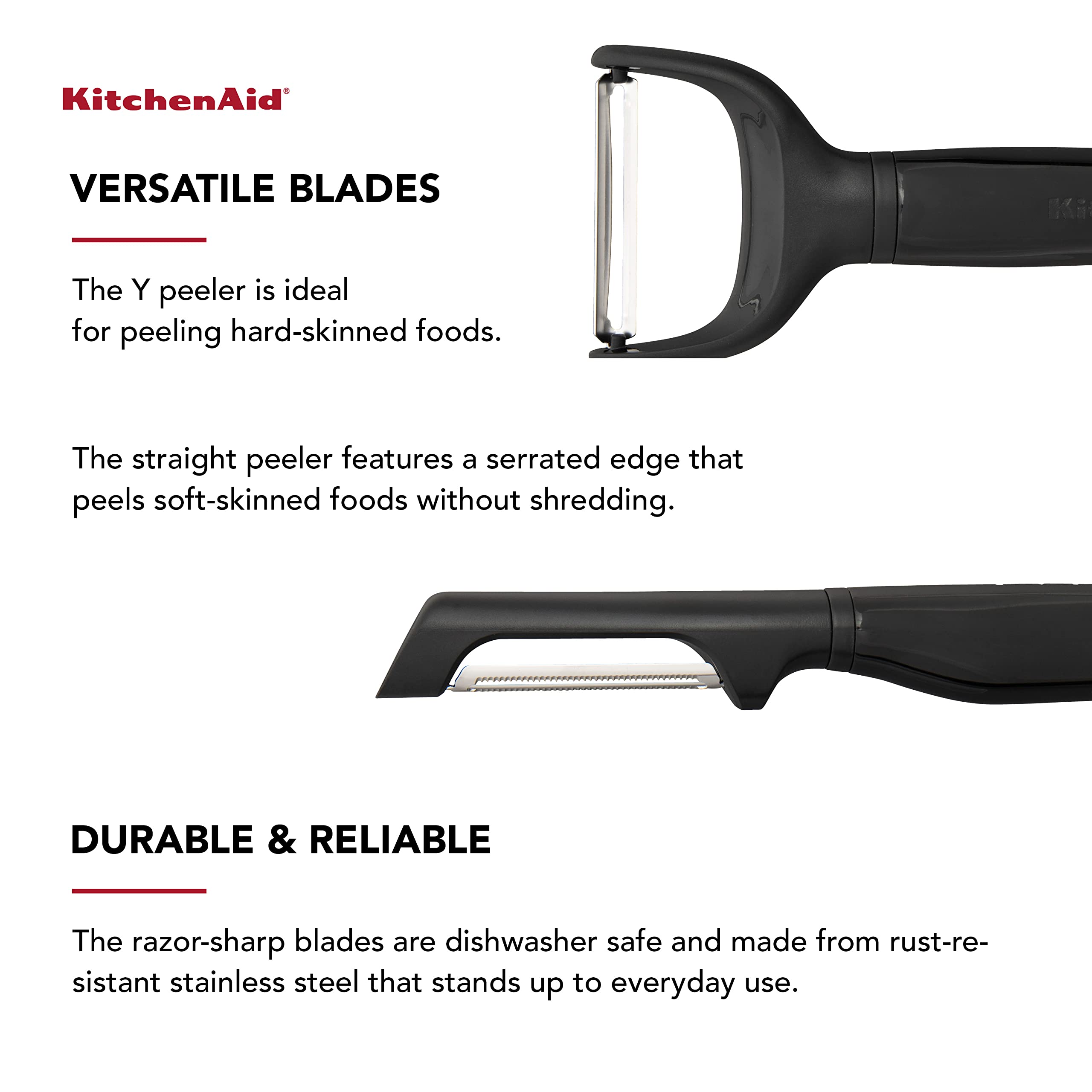 Foto 6 pulgar | Juego De Peladores Kitchenaid Universal Negro - Venta Internacional