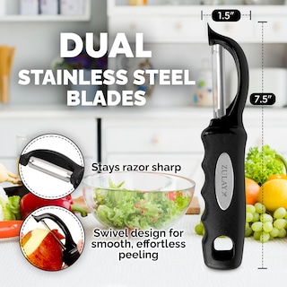 Foto 4 | Pelador de Verduras Zulay Kitchen Premium Giratorio de Acero Inoxidable - Venta Internacional