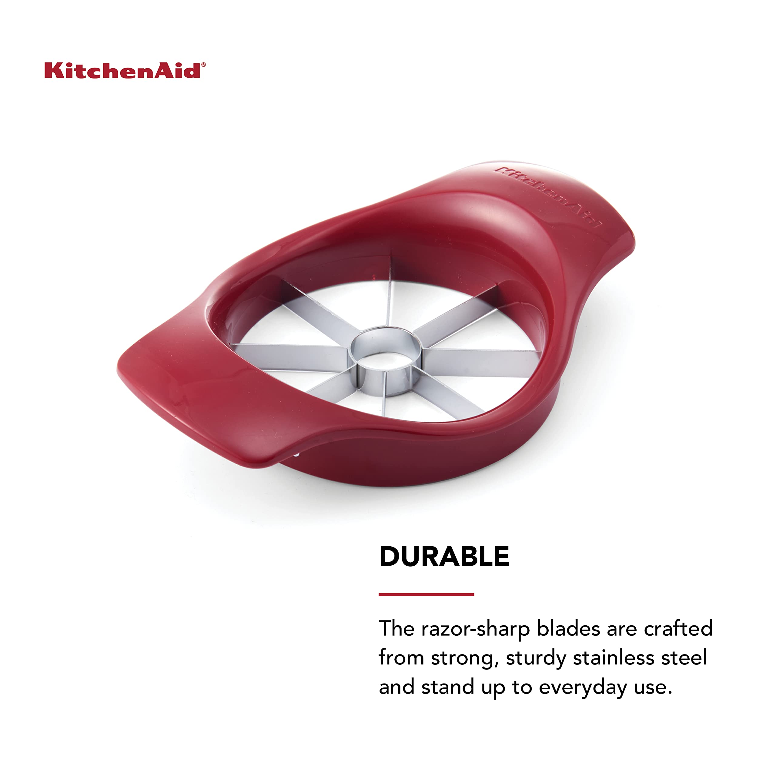 Foto 4 pulgar | Cortadora de Frutas Kitchenaid Classic Roja Acero Inoxidable - Venta Internacional