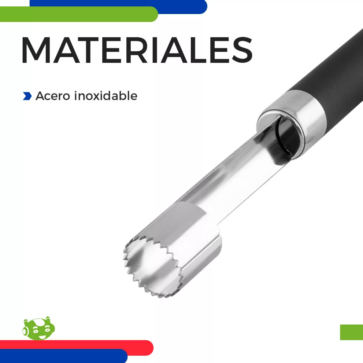 Foto 4 pulgar | Descorazonador De Frutas De Acero Inoxidable Xtellar