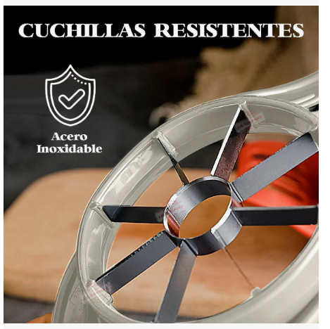 Foto 4 | Cortador Xtellar Descorazonador De Manzana Fruta Cocina Rebana 10051 Color Crema