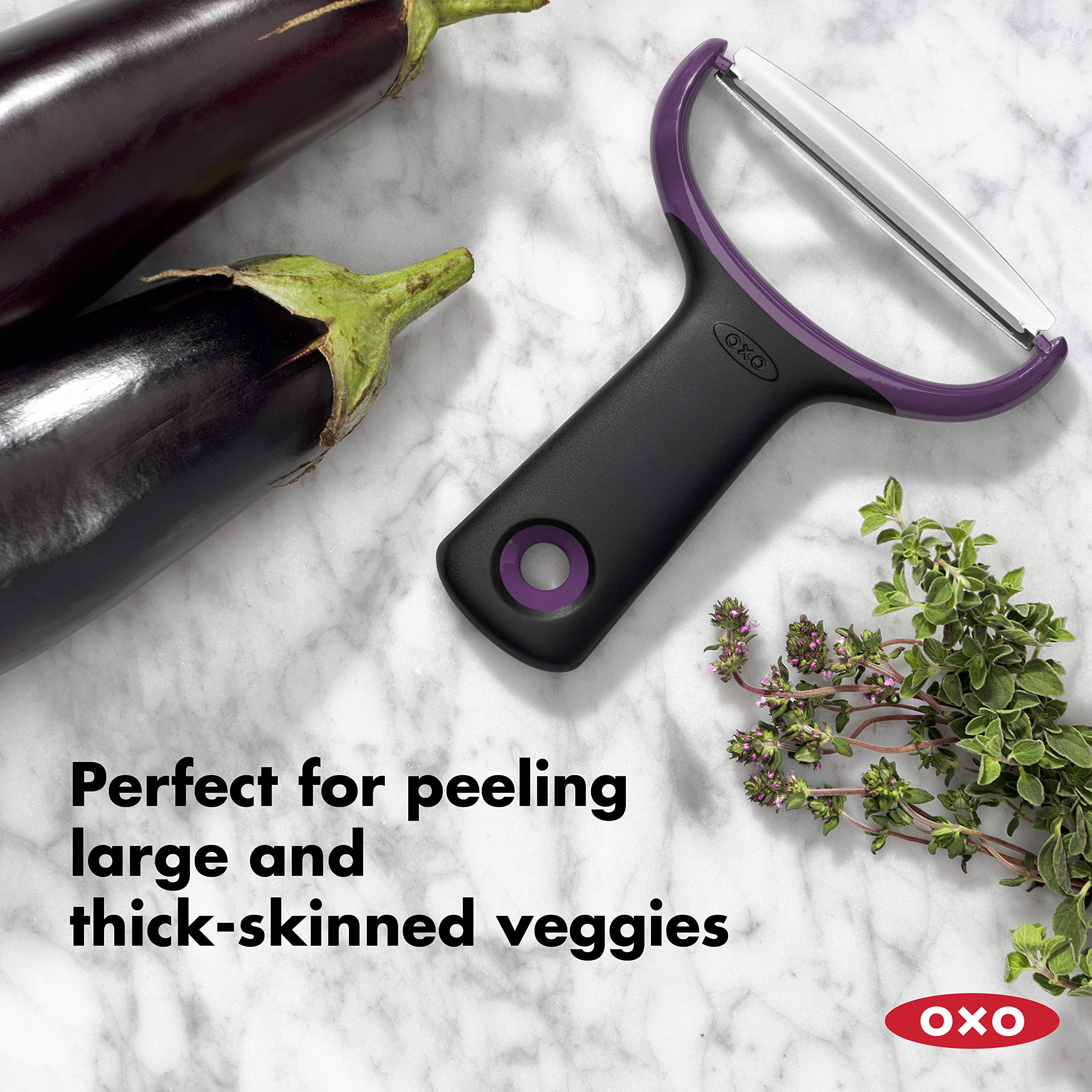 Foto 4 pulgar | Pelador Oxo Good Grips Para Verduras Grandes, Preparado En Y, Negro - Venta Internacional.