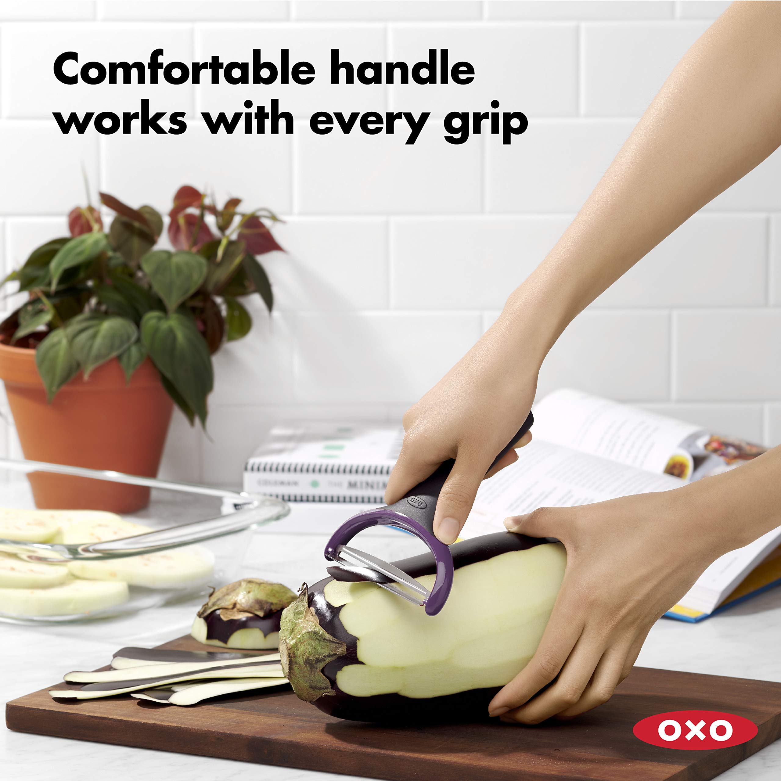 Foto 5 pulgar | Pelador Oxo Good Grips Para Verduras Grandes, Preparado En Y, Negro - Venta Internacional.