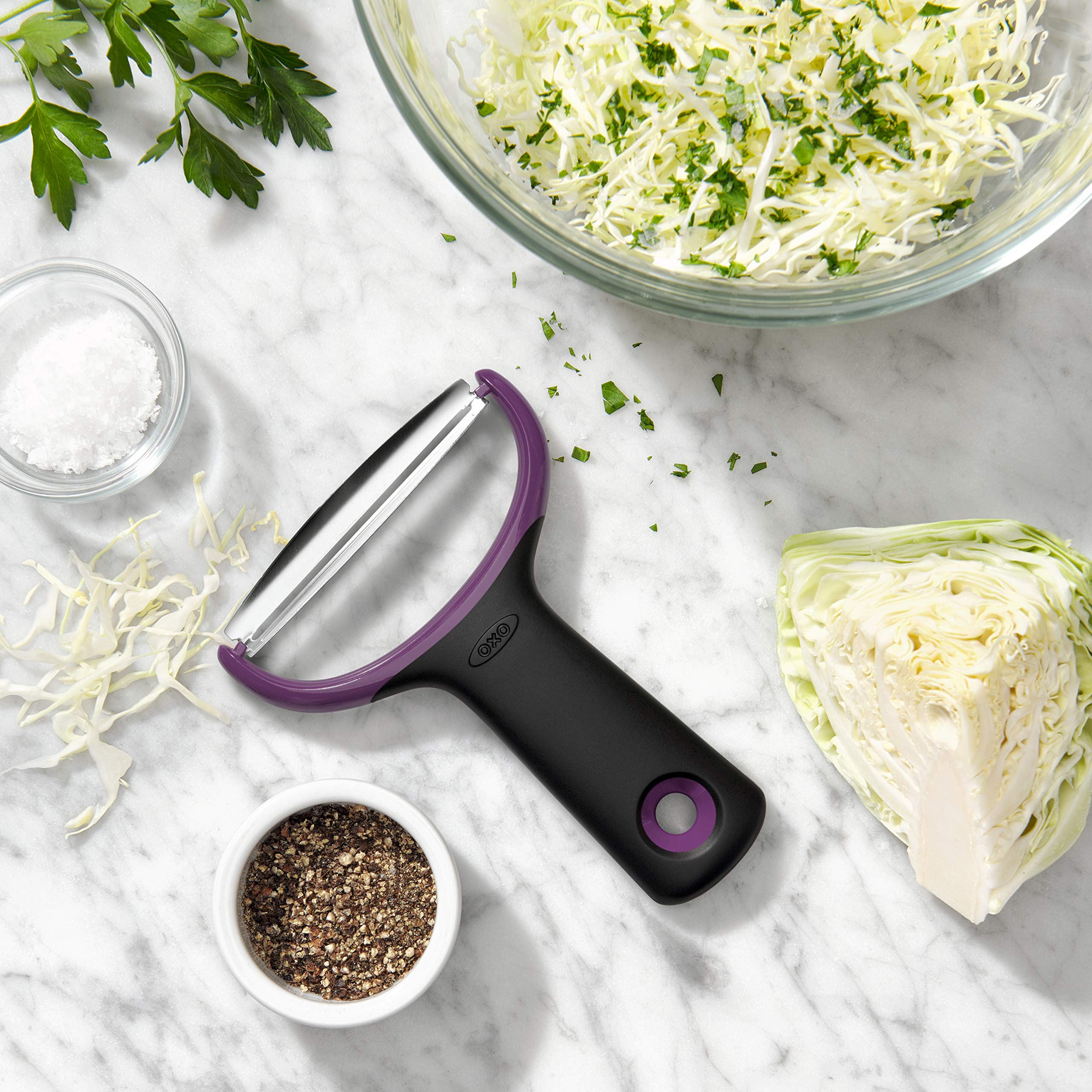 Foto 6 | Pelador Oxo Good Grips Para Verduras Grandes, Preparado En Y, Negro - Venta Internacional.