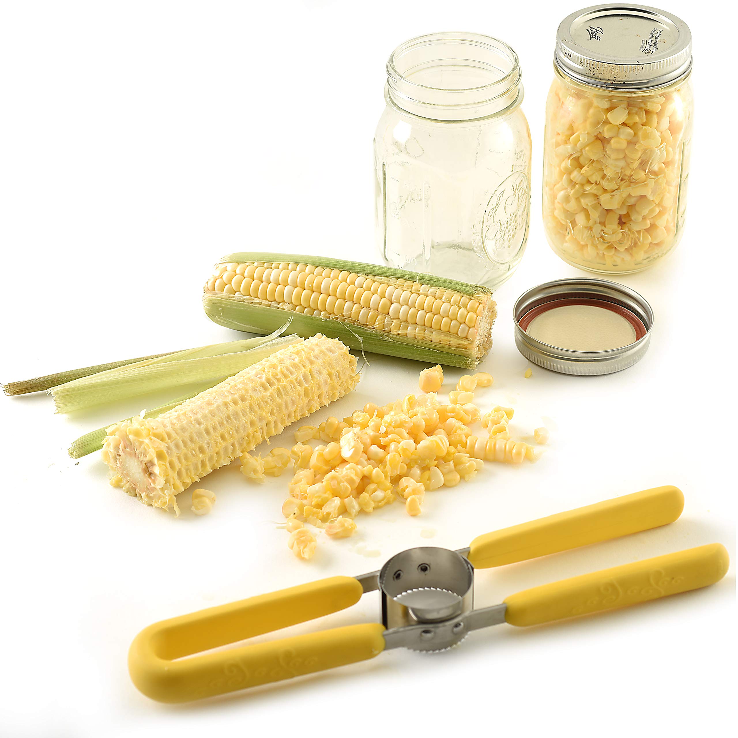 Foto 6 | Cortador De Maíz Norpro Gripez De Acero Inoxidable Amarillo, Talla Única - Venta Internacional.