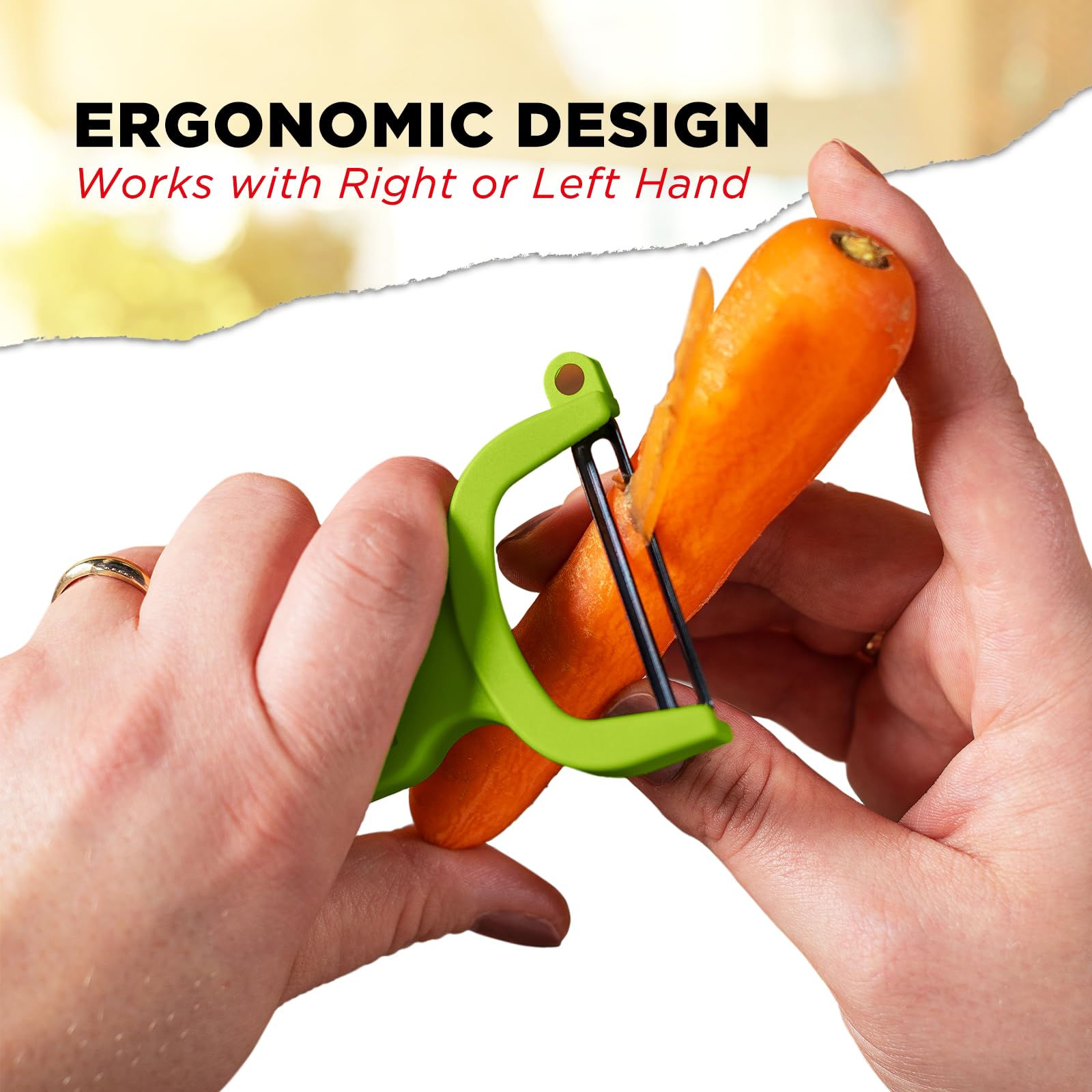 Foto 5 pulgar | Peeler Kuhn Rikon Original Swiss  Paquete De 3 Unidades  Rojo/verde/amarillo - Venta Internacional.