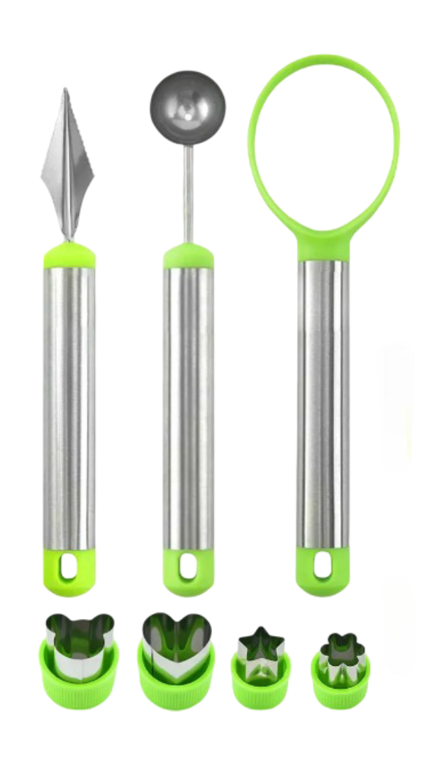 Foto 2 pulgar | Xtellar Kit Premium De Cortadores De Frutas  Verduras Y Galletas - 7 Piezas