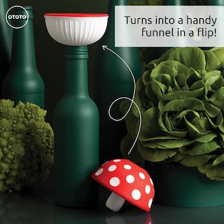 Foto 3 | Embudo De Cocina Pequeño Plegable Ototo Mushroom Silicone - Venta Internacional.
