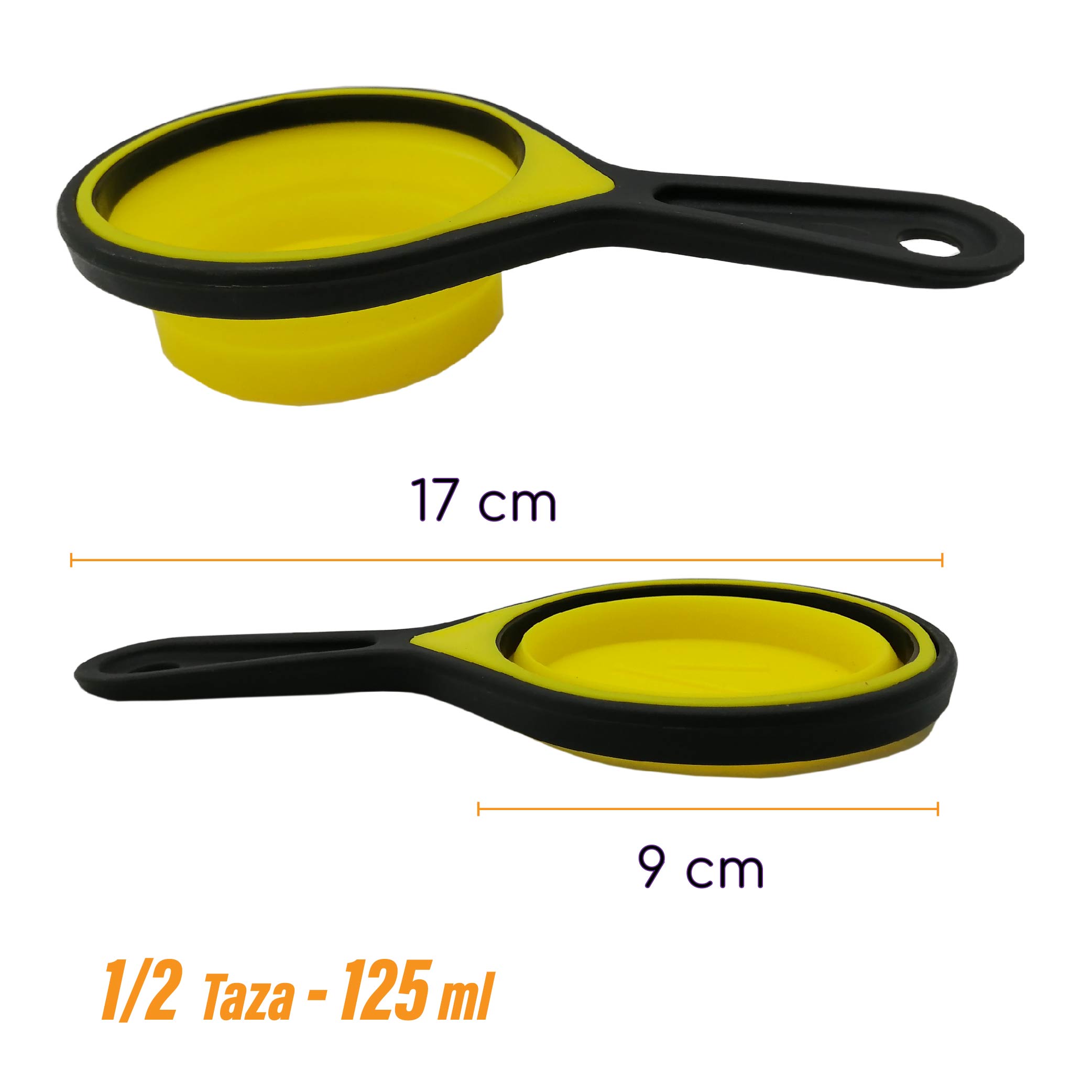 Foto 5 pulgar | Tazas y Cucharas Medidoras Rd Royal Cook de Silicona Plegable de 8 pz