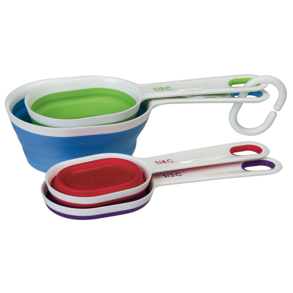 Juego de 4 Tazas Medidoras Desplegables Progressive Ba-545 Multicolor