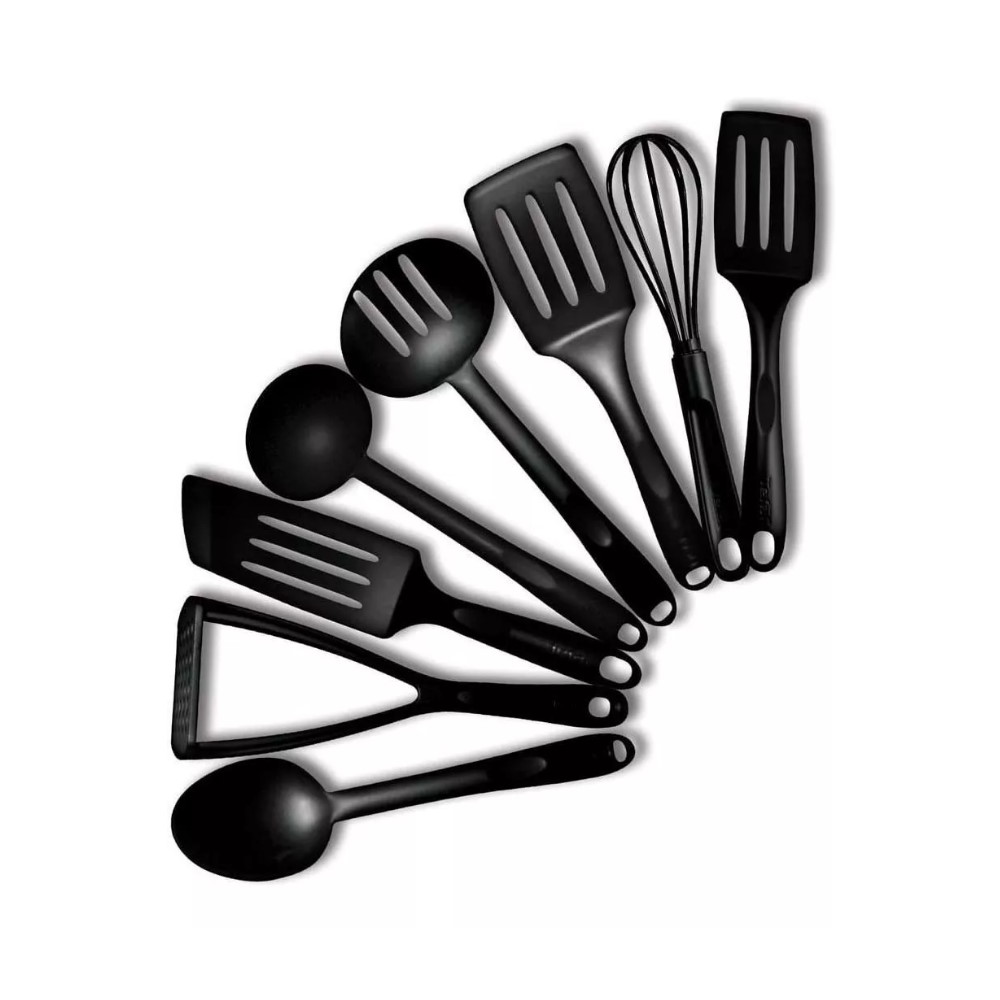 Juego Utensilios Cocina 8 Pz Nylon Resistentes Tefal T-fal