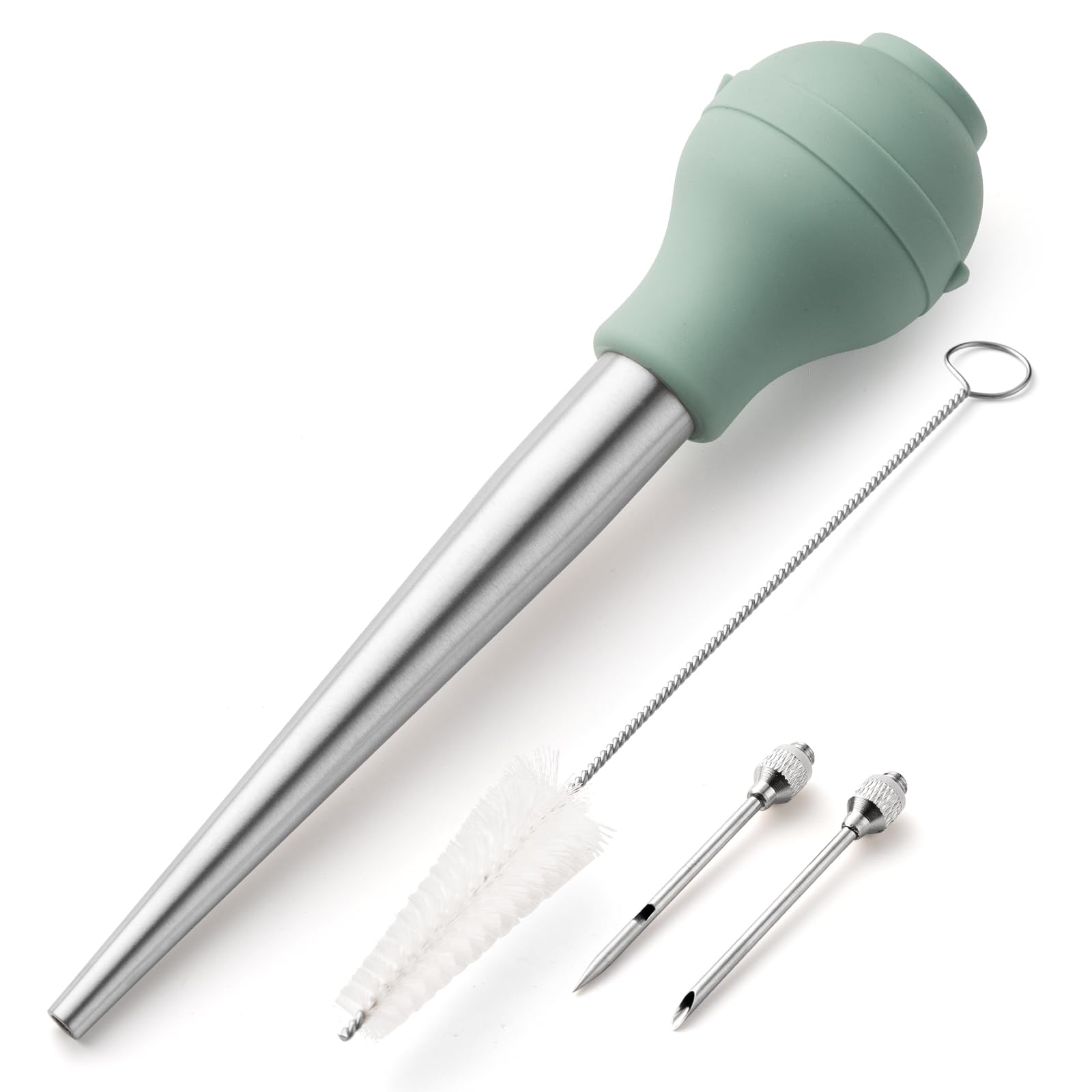 Jeringa Turkey Baster Cook With Color Apta Para Uso Alimentario Con Cepillo - Venta Internacional.