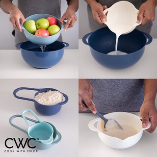 Foto 4 | Juego De Cuencos Para Anidar Cook With Color Verde Azulado, 8 Piezas De Polipropileno - Venta Internacional.