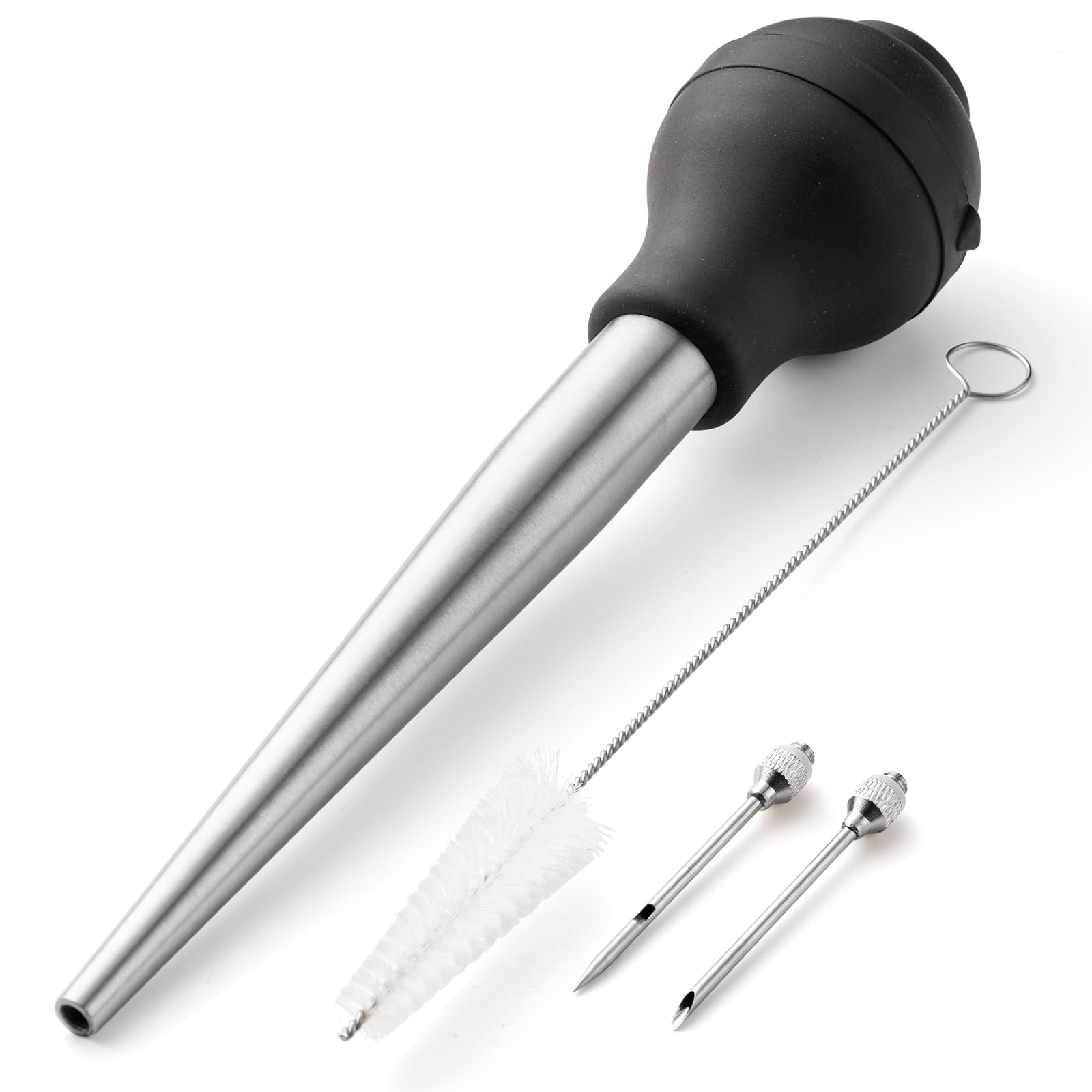 Jeringa Turkey Baster Cook With Color Apta Para Uso Alimentario Con Cepillo - Venta Internacional.