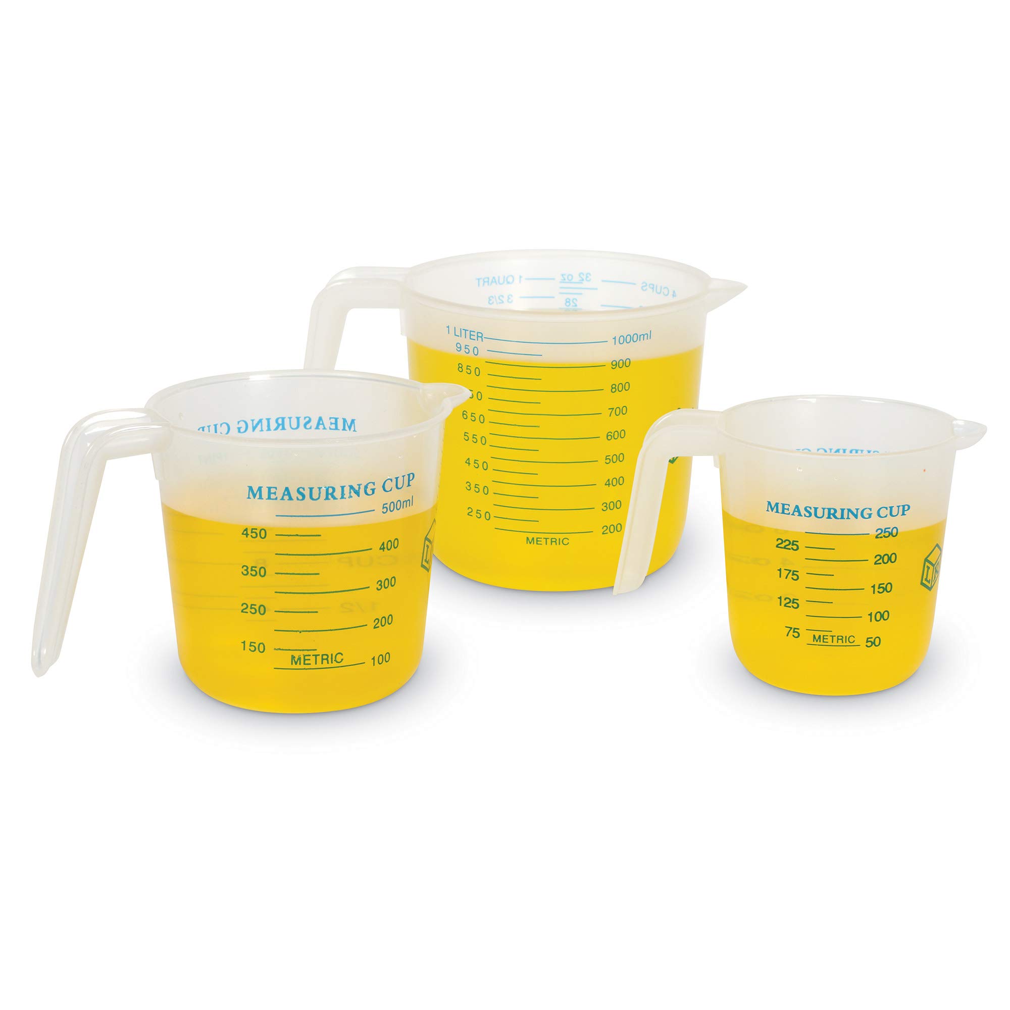 Foto 4 pulgar | Vasos Medidores De Líquidos, Recursos De Aprendizaje, Juego De 3 - Venta Internacional.
