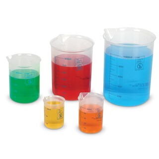 Foto 2 | Graduate Beakers Learning Resources, Juego De 5 Unidades De 50 Ml A 1 Litro - Venta Internacional.