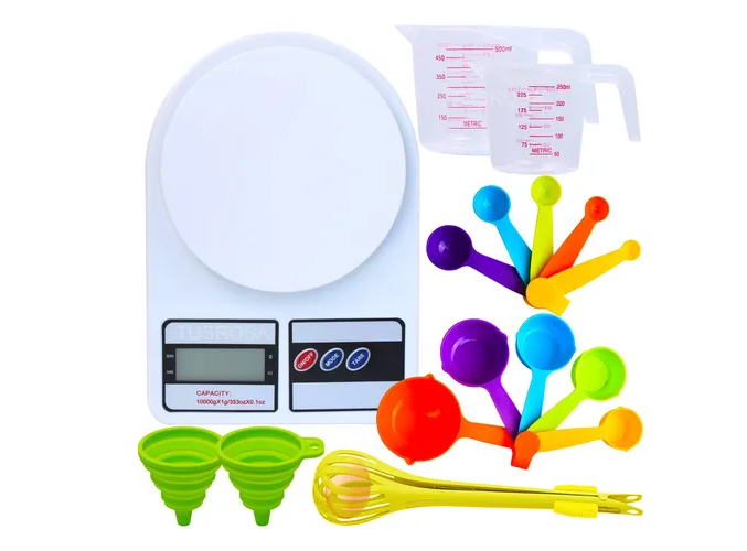 Foto 2 pulgar | Juego De Cucharas Y Tazas Medidoras Xtellar, Báscula Electrónica Y Complementos De Cocina Asombrosos