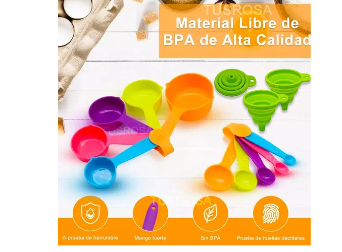 Foto 4 | Juego De Cucharas Y Tazas Medidoras Xtellar, Báscula Electrónica Y Complementos De Cocina Asombrosos
