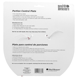Foto 2 | Plato De Control De Porciones Flents Medidor De Metal Rojo 1 Unidad - Venta Internacional.
