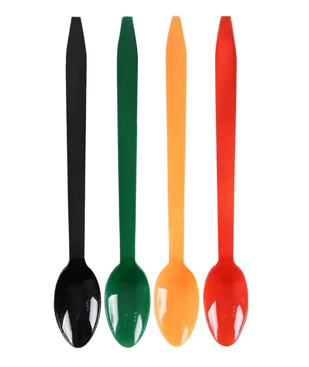 Cucharas De Plástico Cucharas Desechables Para Refrescos 200 Pzs Colores