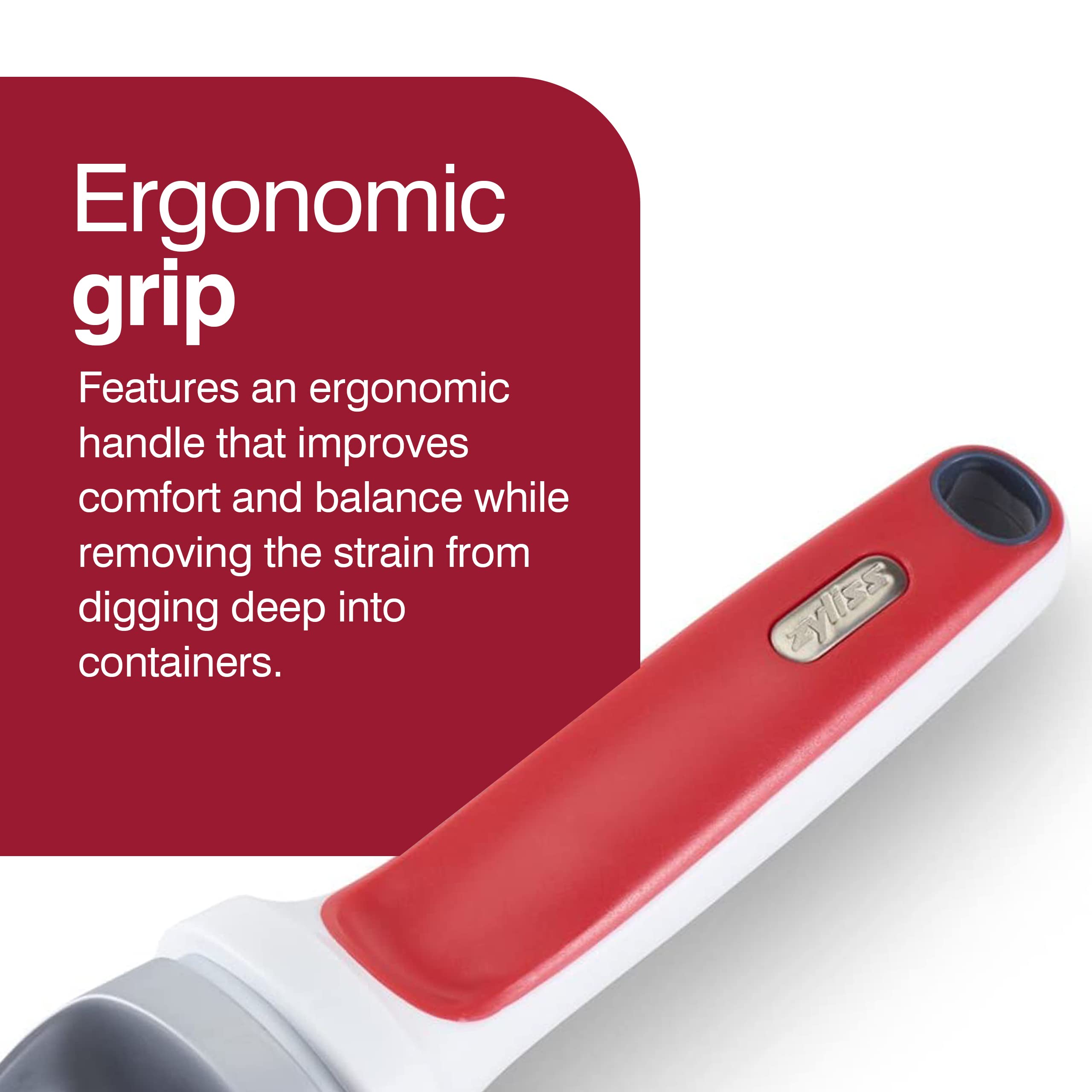 Foto 4 pulgar | Cuchara Para Helado Zyliss Right Scoop Ergonómica Para Lavavajillas, Color Rojo - Venta Internacional.