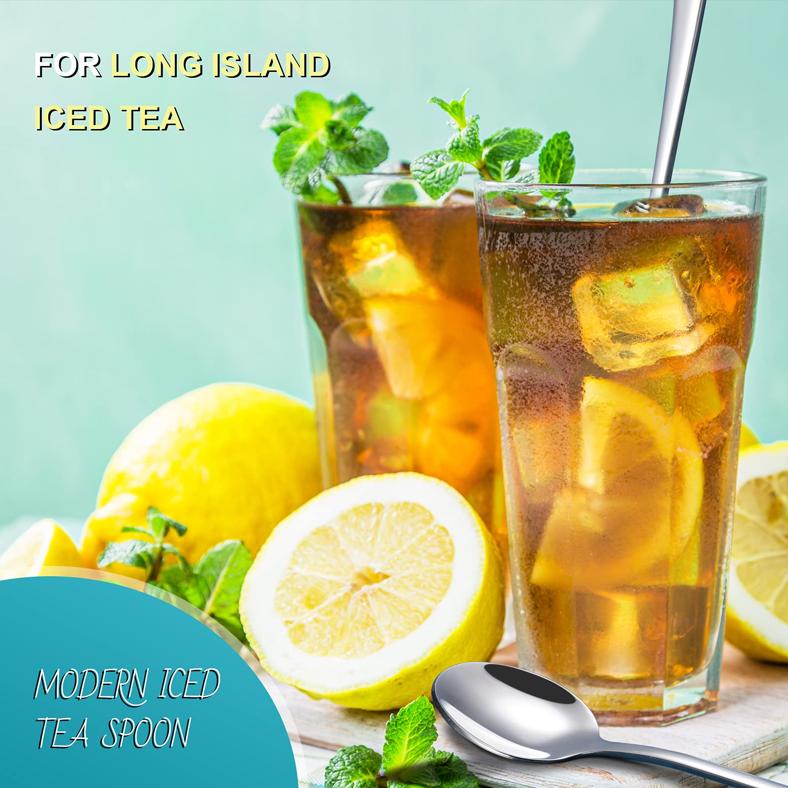 Foto 6 pulgar | Té Helado, Café Y Helado Spoon Hiware De 9 Pulgadas Con Mango Largo - Venta Internacional.