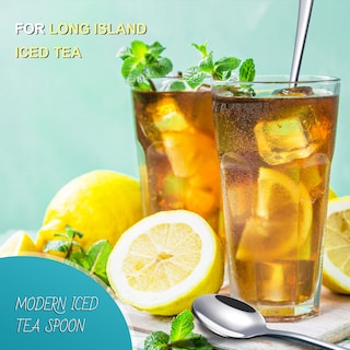 Foto 5 | Té Helado, Café Y Helado Spoon Hiware De 9 Pulgadas Con Mango Largo - Venta Internacional.