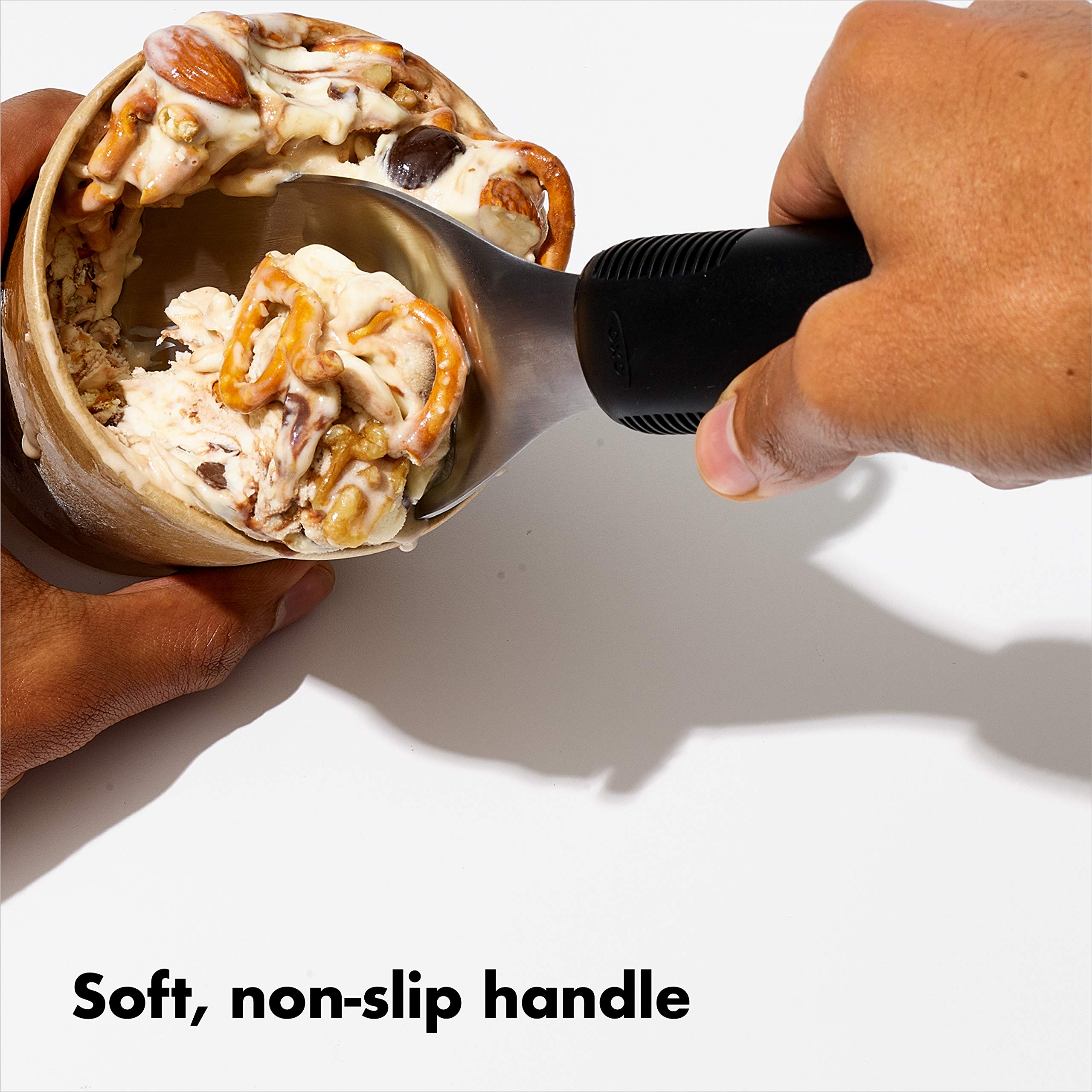 Foto 6 pulgar | Pala De Helado Oxo Good Grips De Acero Inoxidable, Negra - Venta Internacional.