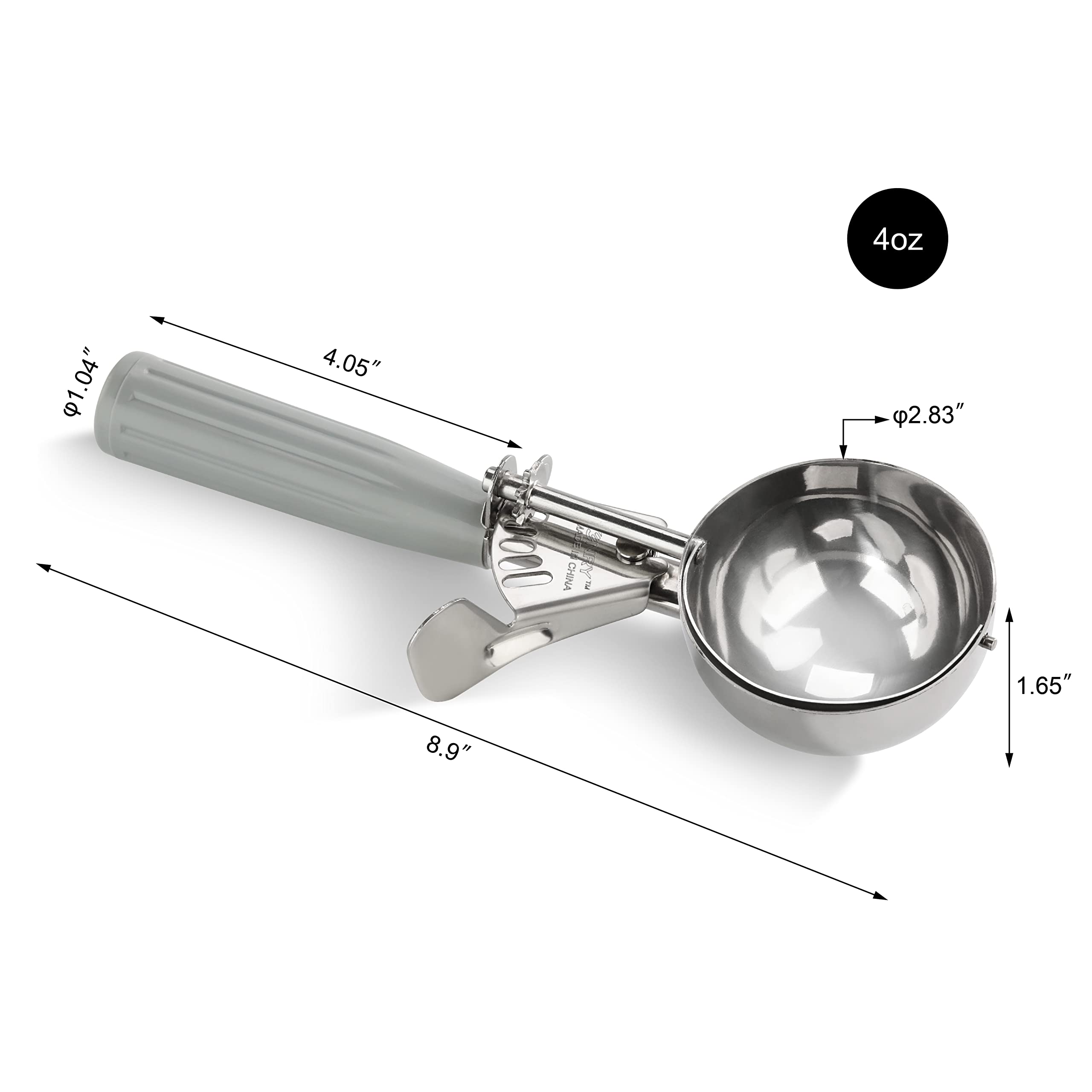 Foto 4 pulgar | Cuchara Para Comida New Star Foodservice 34769, 118 Ml, Acero Inoxidable 18/8 - Venta Internacional.