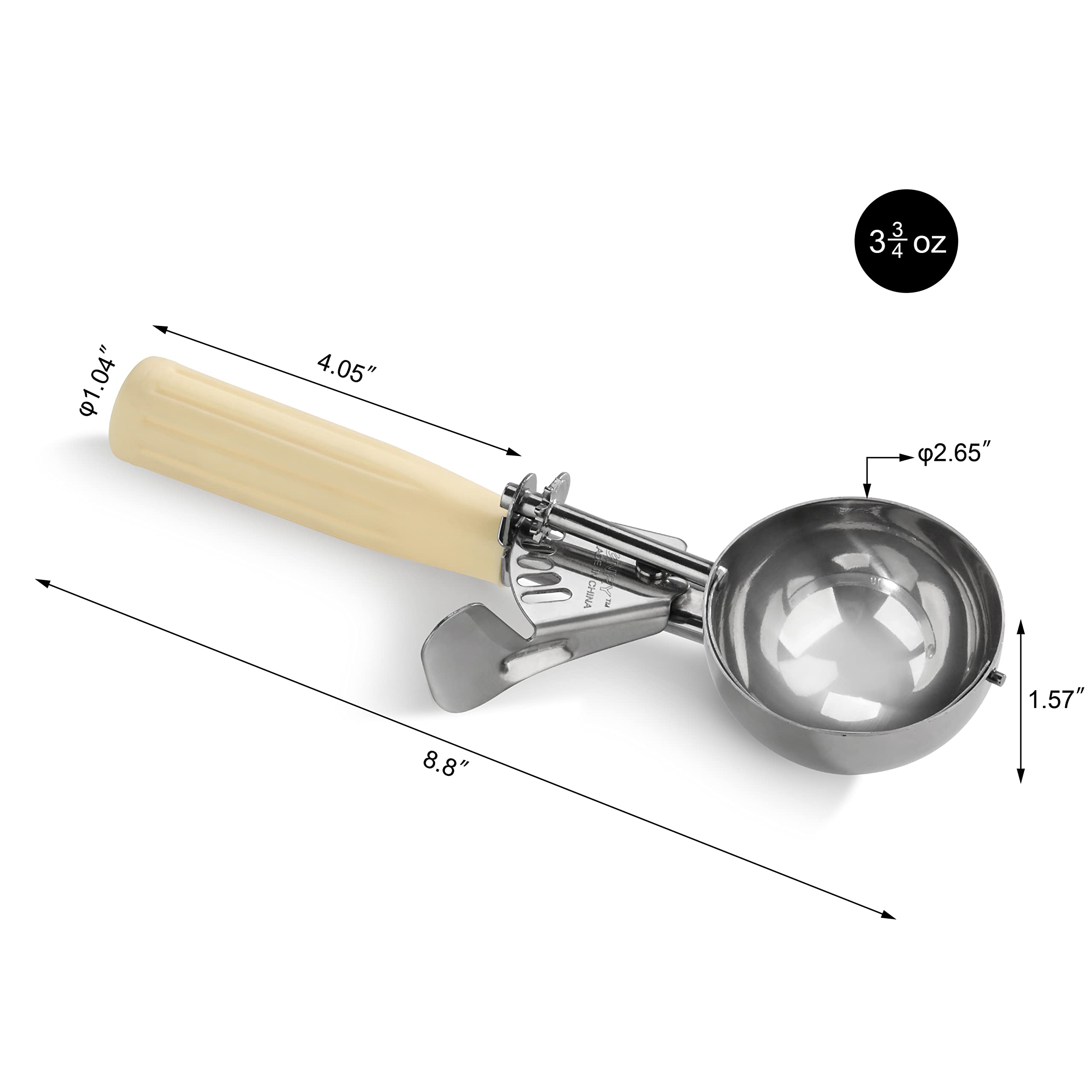Foto 3 pulgar | Cuchara Para Comida New Star Foodservice 34783, 110 Ml, Acero Inoxidable 18/8 - Venta Internacional.